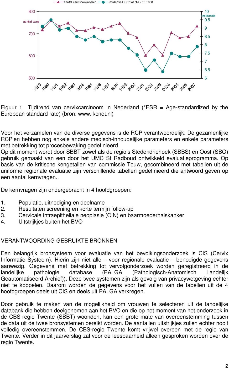 nl) Voor het verzamelen van de diverse gegevens is de RCP verantwoordelijk.