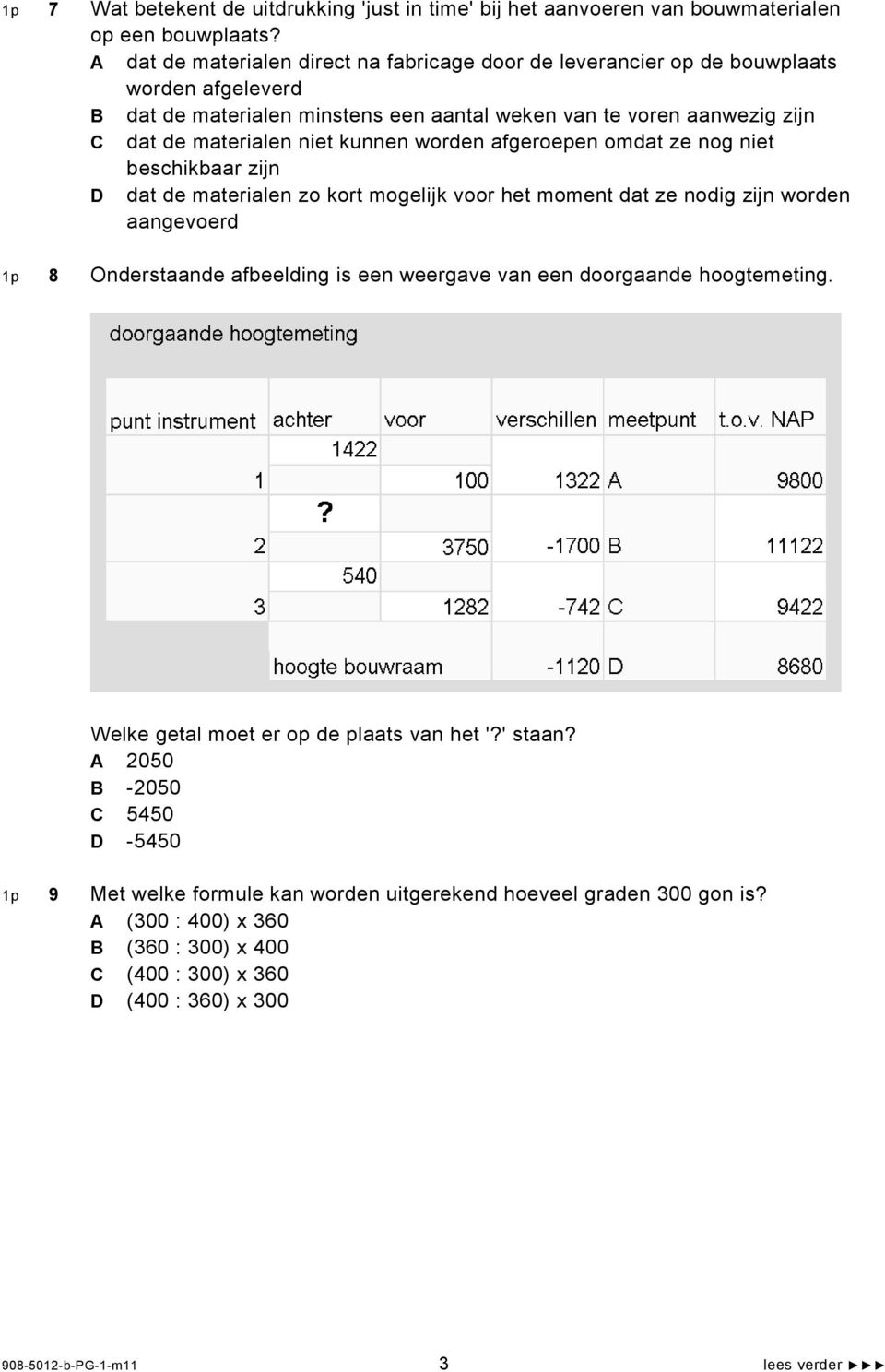 kunnen worden afgeroepen omdat ze nog niet beschikbaar zijn dat de materialen zo kort mogelijk voor het moment dat ze nodig zijn worden aangevoerd 1p 8 Onderstaande afbeelding is een weergave