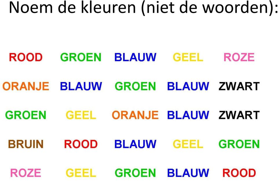 (niet de