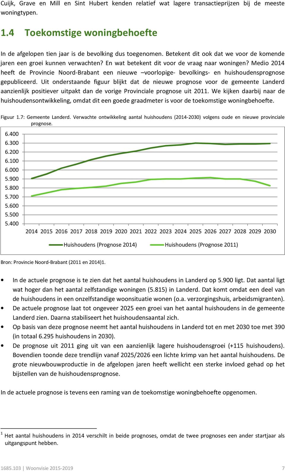 Medio 2014 heeft de Provincie Noord-Brabant een nieuwe voorlopige- bevolkings- en huishoudensprognose gepubliceerd.