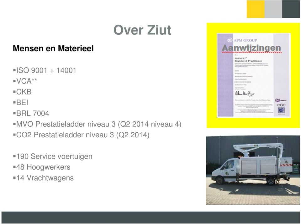 2014 niveau 4) CO2 Prestatieladder niveau 3 (Q2