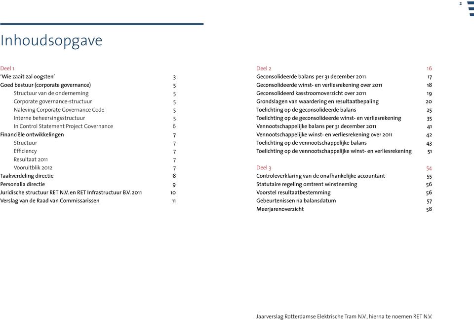 9 Juridische structuur RET N.V.