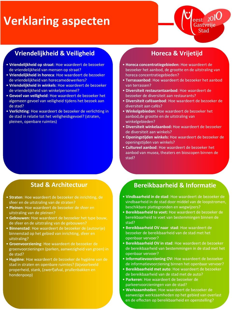 : Hoe waardeert de bezoeker de verlichting in de stad in relatie tot het veiligheidsgevoel?