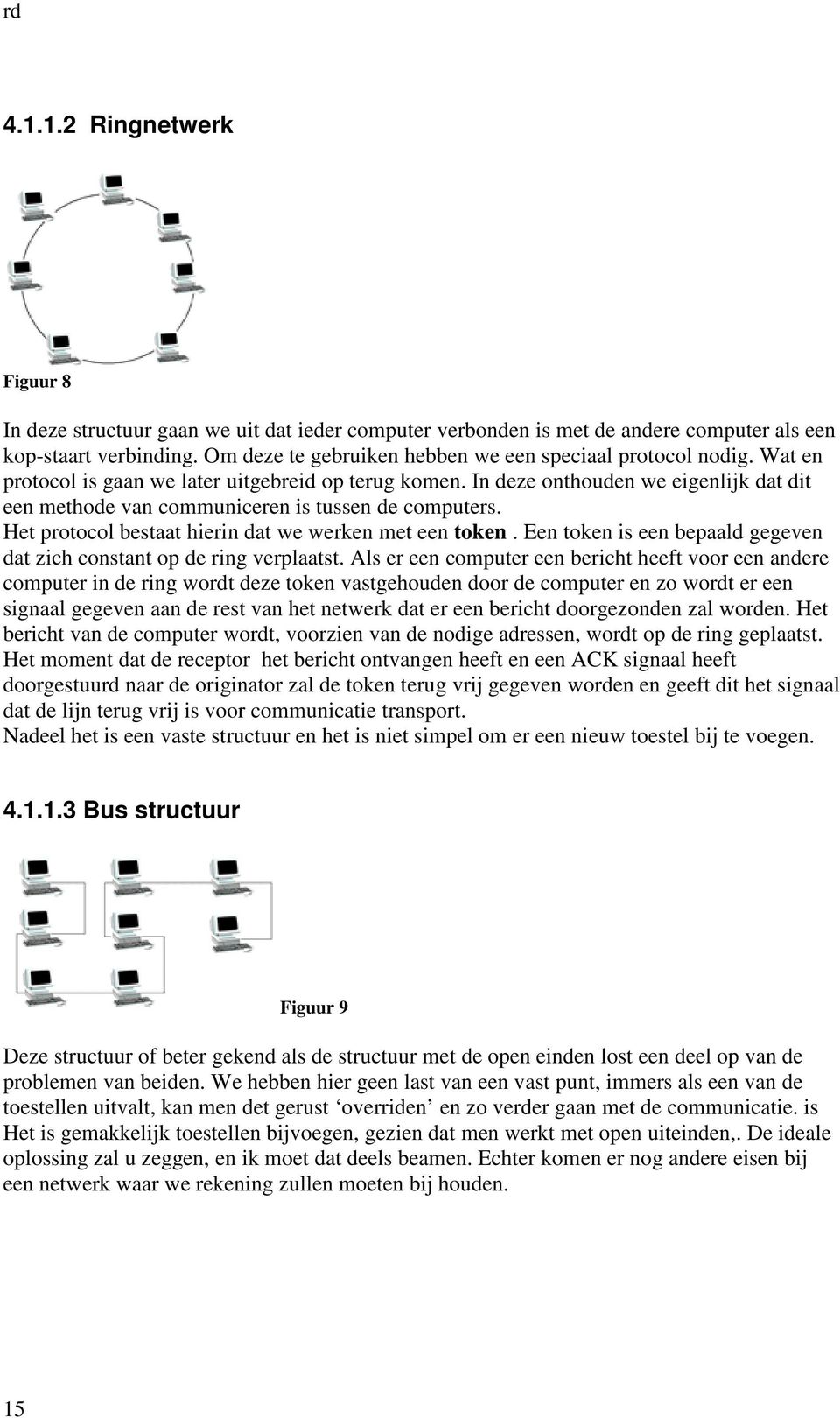 In deze onthouden we eigenlijk dat dit een methode van communiceren is tussen de computers. Het protocol bestaat hierin dat we werken met een token.