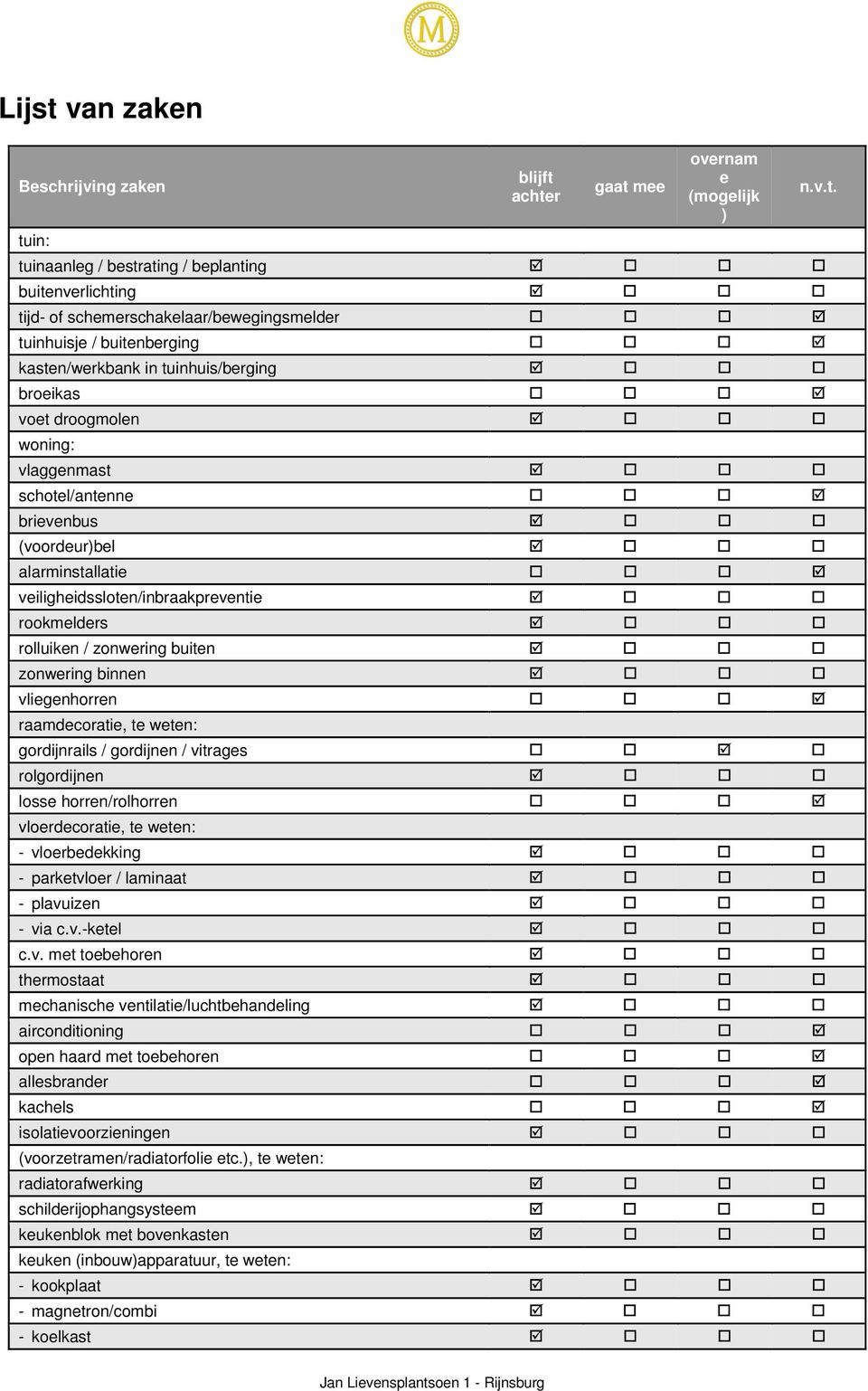 rolluiken / zonwering buiten zonwering binnen vliegenhorren raamdecoratie, te weten: gordijnrails / gordijnen / vitrages rolgordijnen losse horren/rolhorren vloerdecoratie, te weten: - vloerbedekking