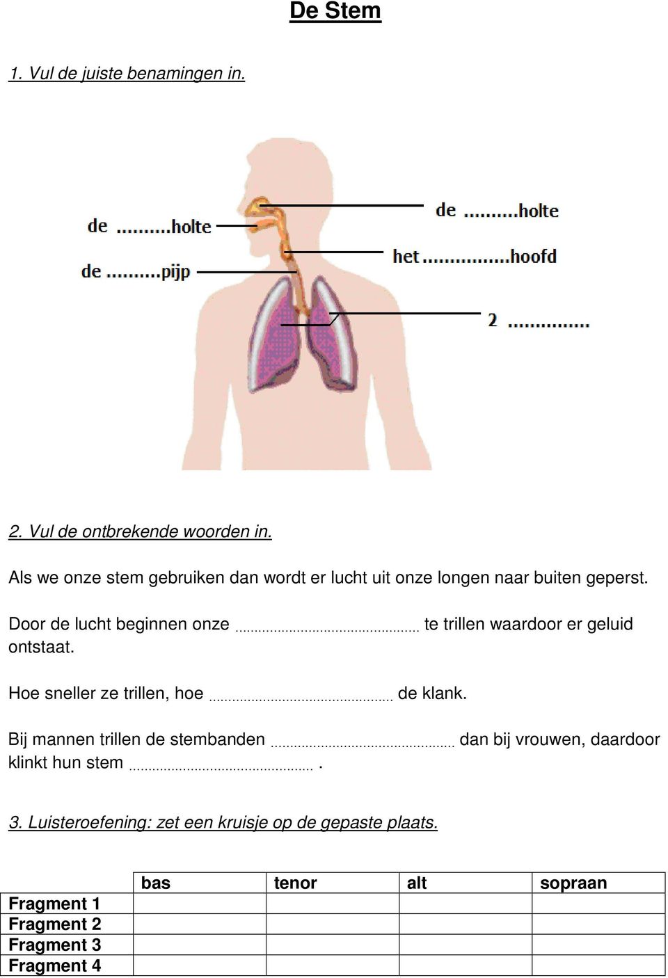 Dr de lucht beginnen nze te trillen waardr er geluid ntstaat. He sneller ze trillen, he de klank.