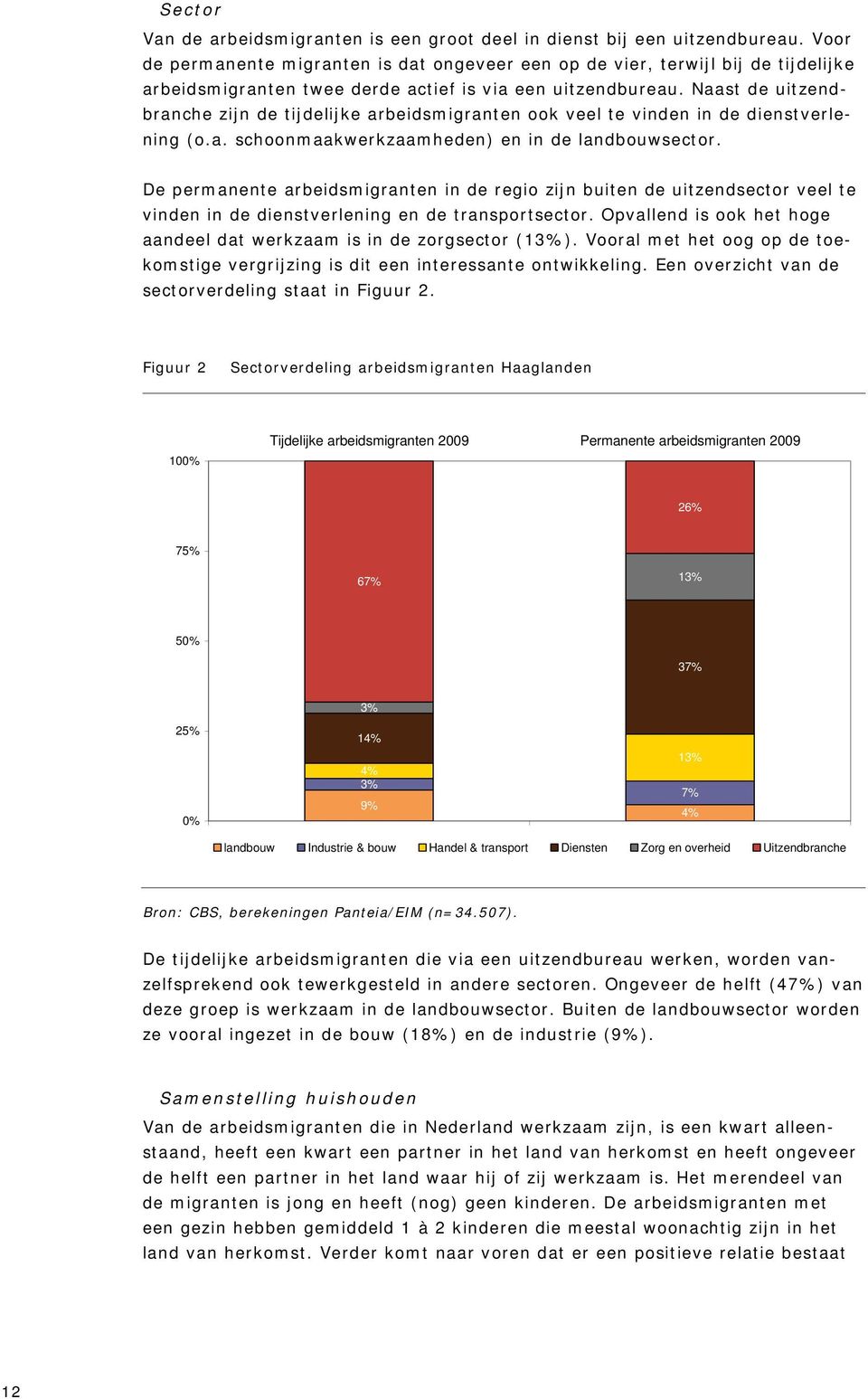 Naast de uitzendbranche zijn de tijdelijke arbeidsmigranten ook veel te vinden in de dienstverlening (o.a. schoonmaakwerkzaamheden) en in de landbouwsector.