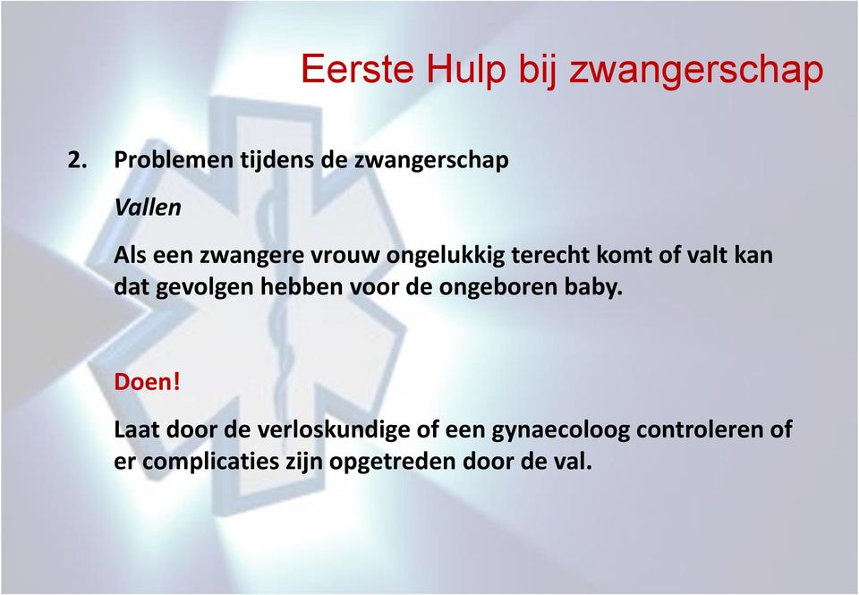 voor de ongeboren baby. Doen!