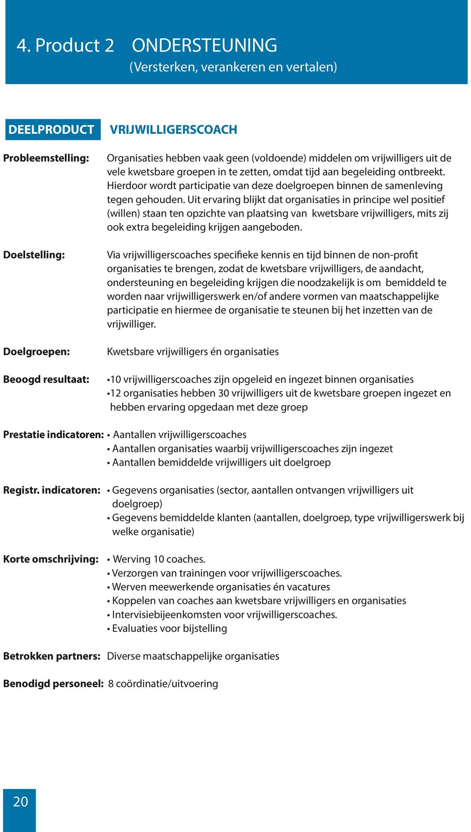 Uit ervaring blijkt dat organisaties in principe wel positief (willen) staan ten opzichte van plaatsing van kwetsbare vrijwilligers, mits zij ook extra begeleiding krijgen aangeboden.