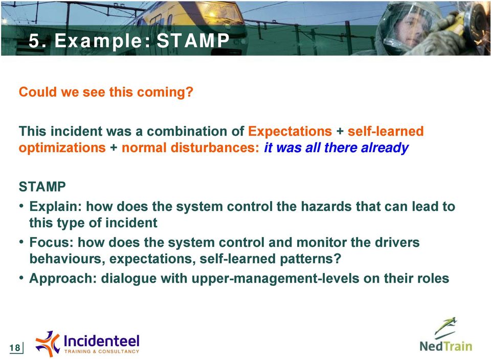 all there already STAMP Explain: how does the system control the hazards that can lead to this type of