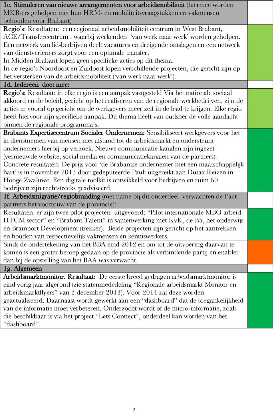 Een netwerk van lid-bedrijven deelt vacatures en dreigende ontslagen en een netwerk van dienstverleners zorgt voor een optimale transfer. In Midden Brabant lopen geen specifieke acties op dit thema.