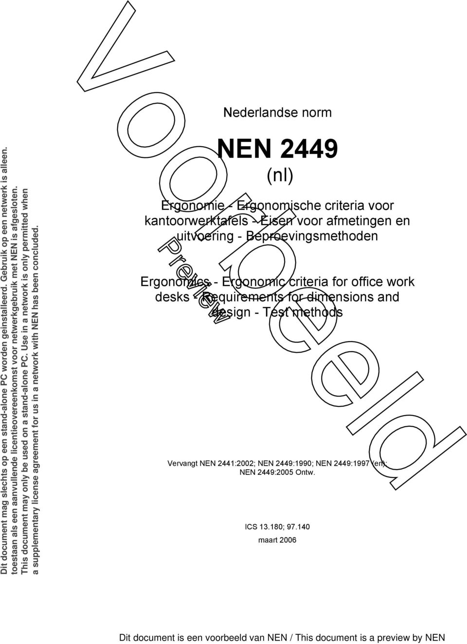 Use in a network is only permitted when a supplementary license agreement for us in a network with NEN has been concluded.