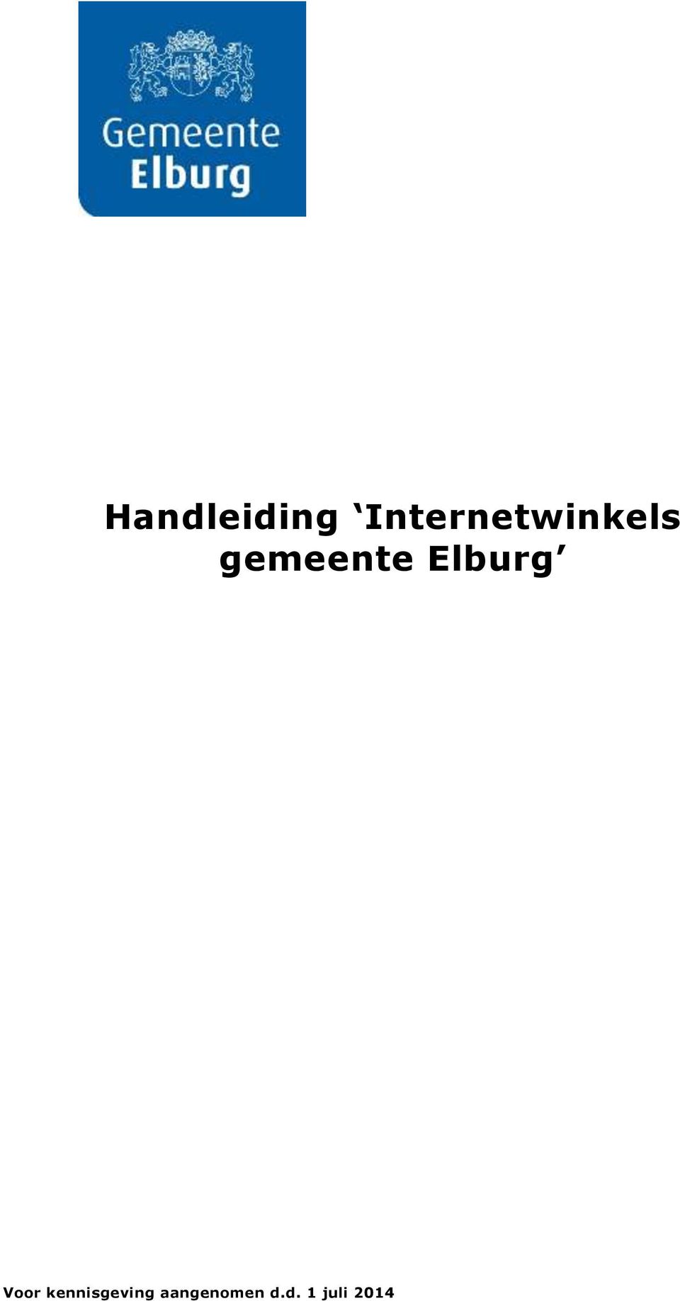 gemeente Elburg Voor