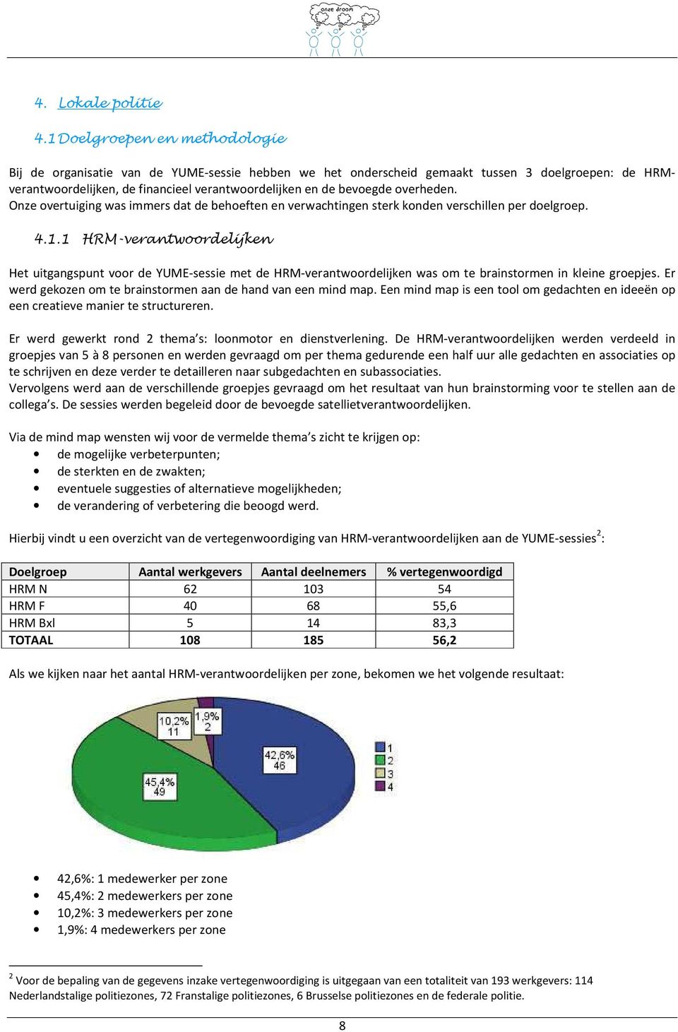 overheden. Onze overtuiging was immers dat de behoeften en verwachtingen sterk konden verschillen per doelgroep. 4.1.