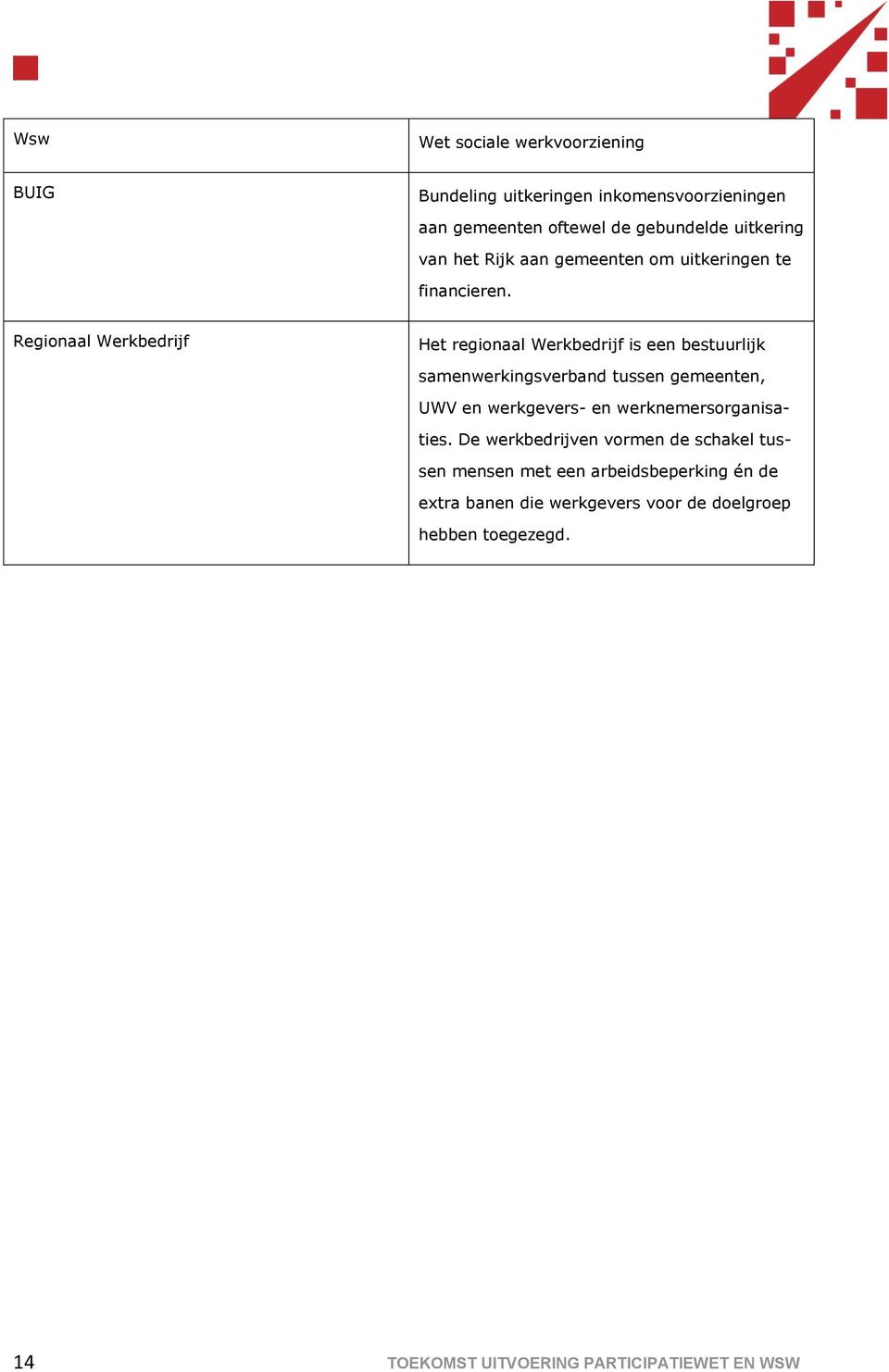 Regionaal Werkbedrijf Het regionaal Werkbedrijf is een bestuurlijk samenwerkingsverband tussen gemeenten, UWV en werkgevers- en