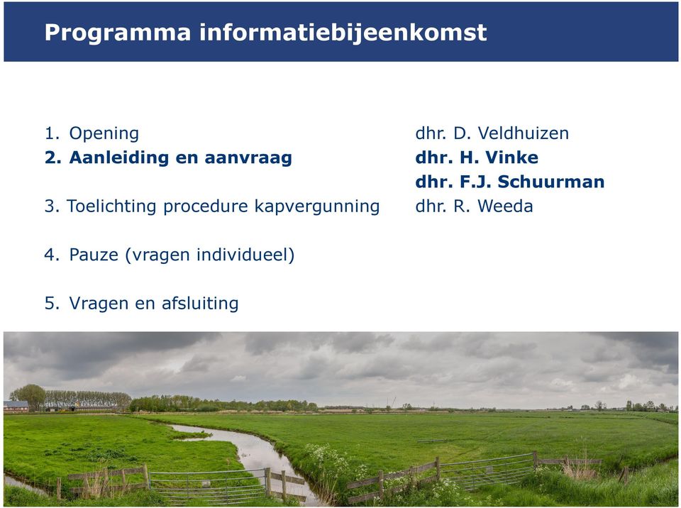 Toelichting procedure kapvergunning 4.