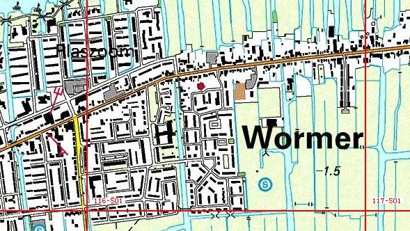 Bureauonderzoek Dorpsstraat 46 te Wormer 11 2. Onderzoeksgebied Het onderzoeksgebied ligt aan de Dorpsstraat 46 te Wormer, gemeente Wormerland.