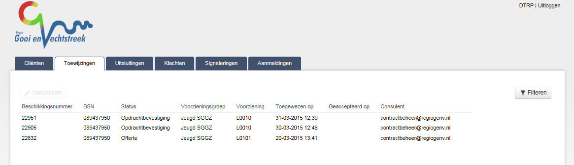 1. Inleiding Deze handleiding is bedoelt voor dienstverleners van de Jeugd-GGZ die verwijzingen ontvangen vanuit wettelijk verwijzers zoals o.a. de huisartsen en voor dienstverleners van de EED.