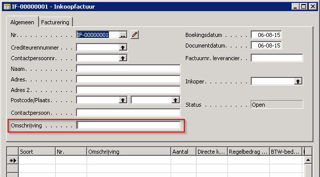 11.2 Aanmaken inkoopfactuur Stap 1. Inkoopinstellingen Ga in het menu van de module Boekhouding naar Instellingen Inkoopinstellingen.