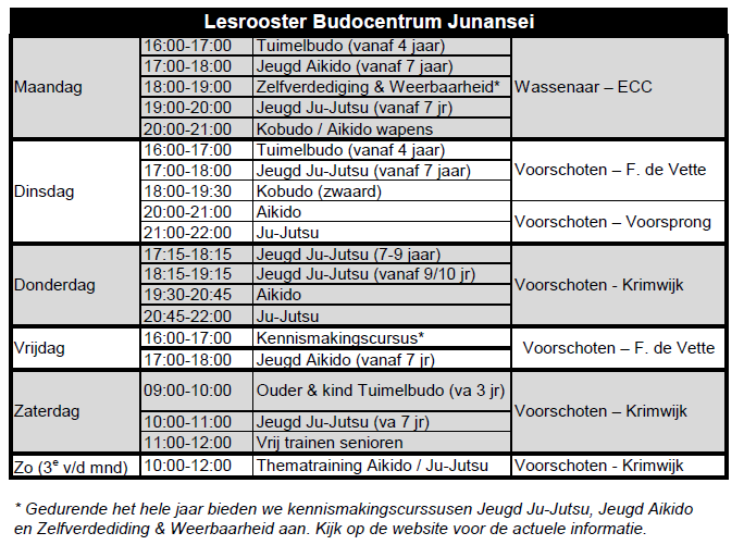 De stage is gratis voor iedereen met een onbeperkt abonnement en anders kost deelname 5,-.