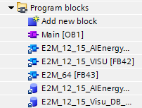 5.4.2 E2M-project 5.4.2.1 Meten en verwerken van de data Het E2M-project bevat meerdere functieblokken die samenwerken voor het inlezen, verwerken en weergeven van de data.