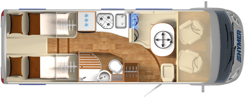 HYMER Exsis-i 688 Opbouwmaten