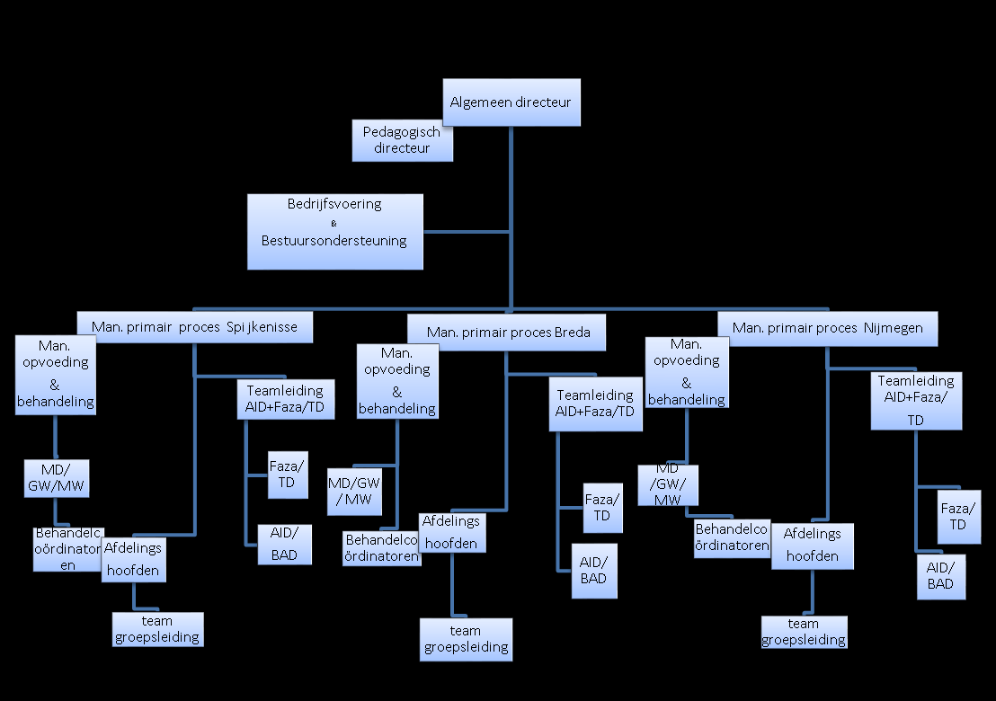 3. Nieuwe organisatiestructuur na