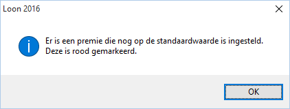 Afbeelding: 'Loon Vandaag', 'Premies risicogroep bijwerken', 'Start taak' U belandt dan vanzelf in de data van de werkgever, op tabblad 2 'Premies', 'Wijzig premies'.