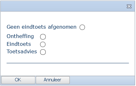 Vervolgens wordt er een extra veld uitgeklapt waarin u aangeeft of u het eerder gegeven advies herziet met daarbij een onderbouwing.