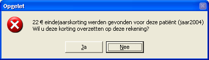 8 2.3 Betreft eindejaarskorting en afdruk lijsten bij kortingskaarten 2.3.1 Hoe kan ik een overzichtslijst bekijken en/of afdrukken van alle effectief uitbetaalde kortingen met de kortingskaartenmodule?