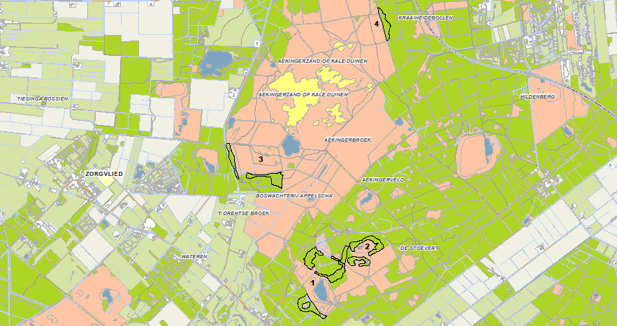 8 Habitatsoorten In het werkgebied en de directe omgeving komen geen aangewezen habitatrichtlijnsoorten voor.