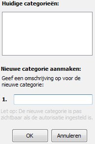 Toevoegen medewerker categorie U heeft de mogelijkheid om een medewerker categorie aan te maken in de kassa. Een categorie is een manier om producten in onder te verdelen.