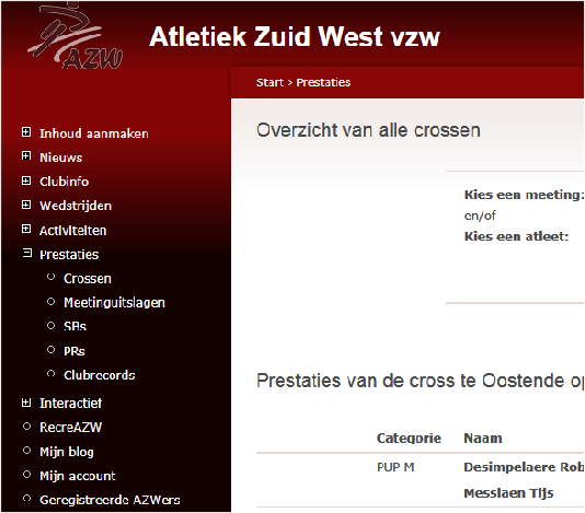 We willen graag zo vlug mogelijk aan de weet komen of er voldoende interesse is bij de AZW atleten, en welke mogelijkheid de voorkeur geniet.