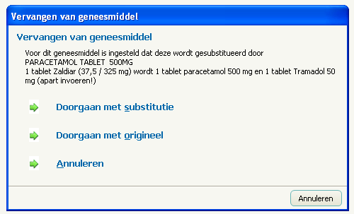 8.4 Doseerschema invoeren Als bij voorschrijven een geneesmiddel als leeg recept (géén VMO) wordt geselecteerd, dient altijd een dosering te worden ingevoerd.