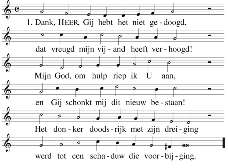 2. Dit Woord komt tot ons op de wind. Het zoekt een huis, een wijs. Het vindt gehoor bij mensen, onderdak. Dit Woord, dat God van oudsher sprak. 4.