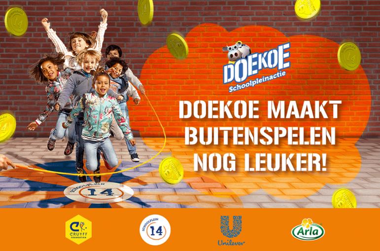 Sparen voor doekoe bij de Coop Van maandag 3 oktober t/m zondag 13 november kun je bij Coop meesparen voor gratis sport- en