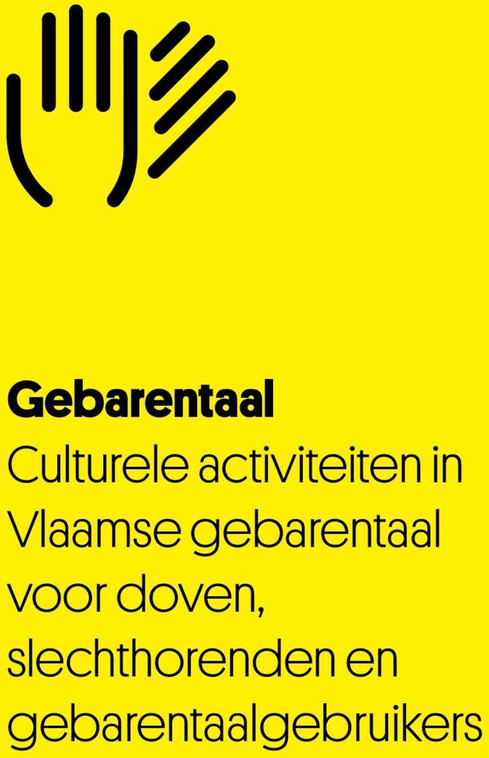 gebarentaal voor doven,