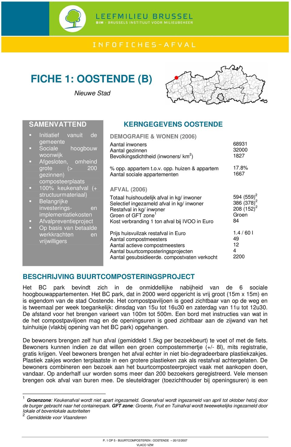 inwoners Aantal gezinnen Bevolkingsdichtheid (inwoners/ km 2 ) % opp.