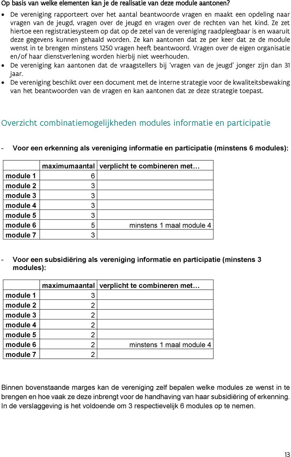 Ze zet hierte een registratiesysteem p dat p de zetel van de vereniging raadpleegbaar is en waaruit deze gegevens kunnen gehaald wrden.