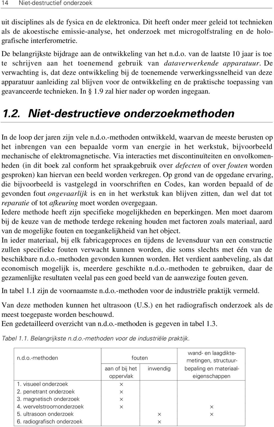 De belangrijkste bijdrage aan de ontwikkeling van het n.d.o. van de laatste 10 jaar is toe te schrijven aan het toenemend gebruik van dataverwerkende apparatuur.