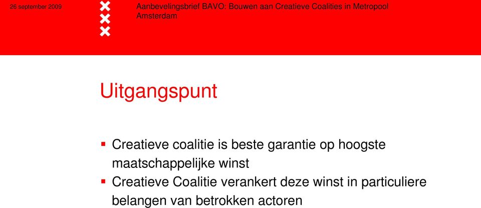 Creatieve Coalitie verankert deze winst in