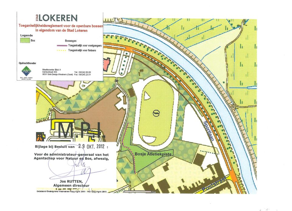 I, Toegankelijk voor fietsers Blok A Derbystraat 303 Tel.: 09/242.88.