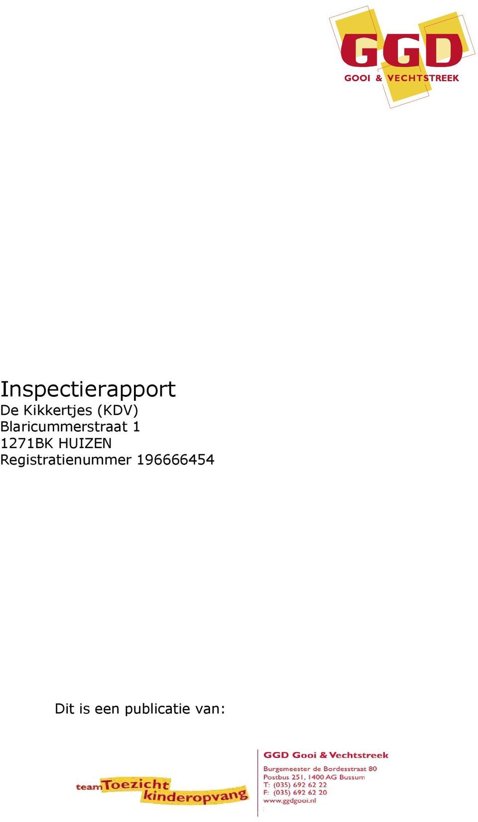 1271BK HUIZEN Registratienummer