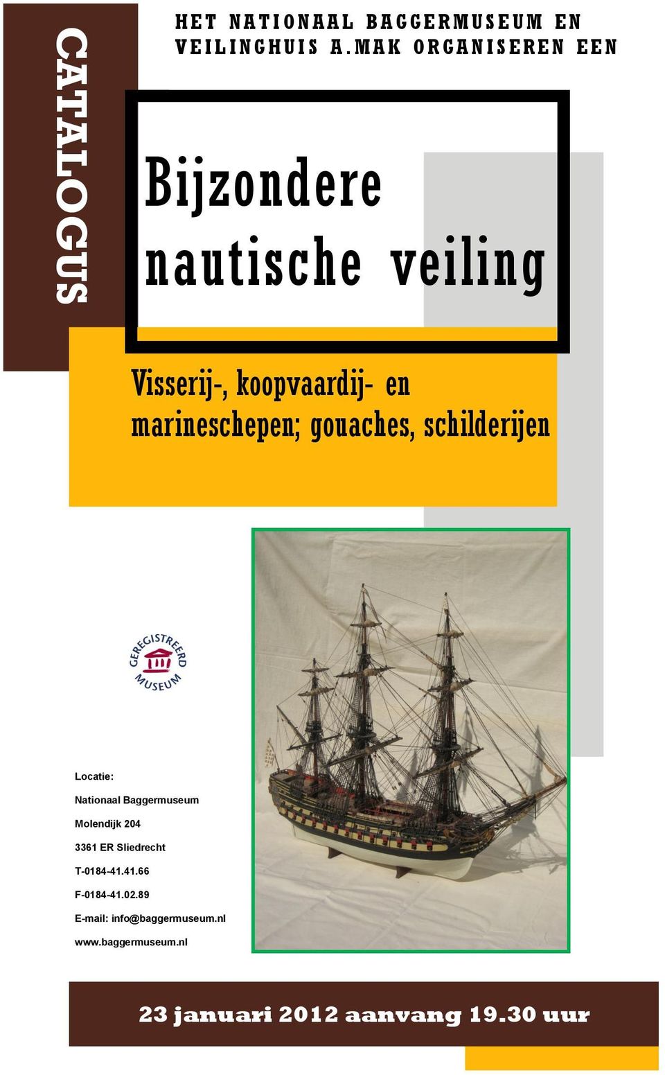 marineschepen; gouaches, schilderijen Locatie: Nationaal Baggermuseum Molendijk 204 3361 ER
