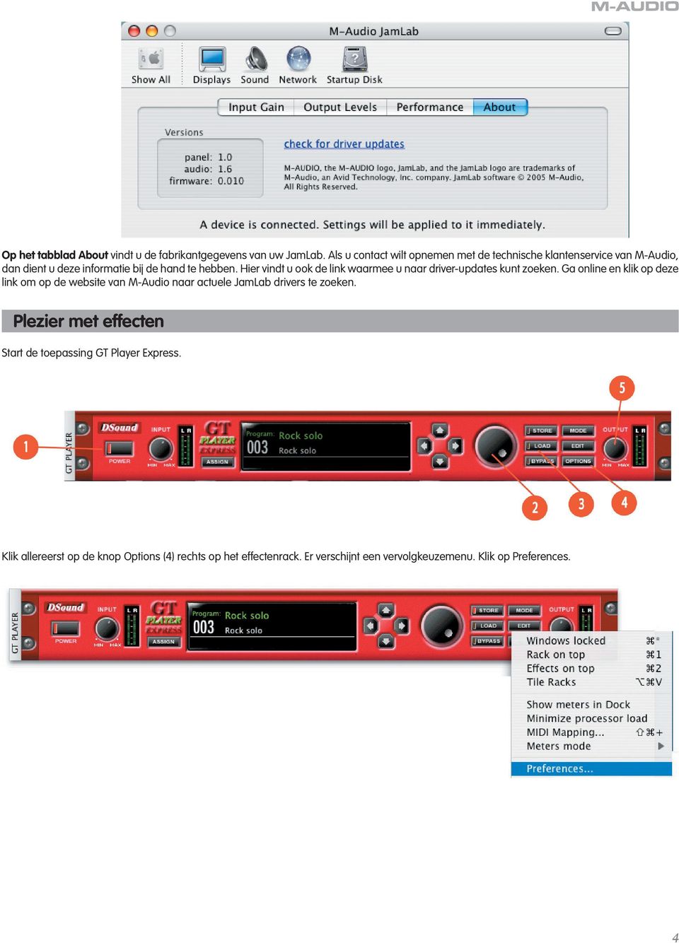 Hier vindt u ook de link waarmee u naar driver-updates kunt zoeken.