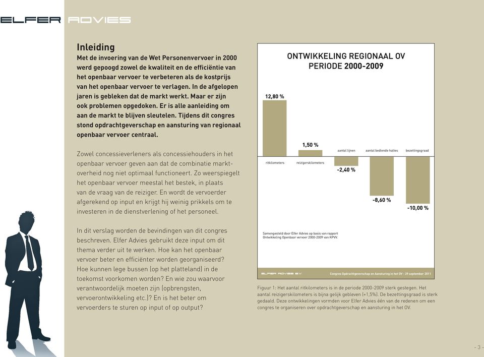 openbaar vervoer te verlagen. In de afgelopen jaren is gebleken dat de markt werkt. Maar er zijn ook problemen opgedoken. Er is alle aanleiding om aan de markt te blijven sleutelen.