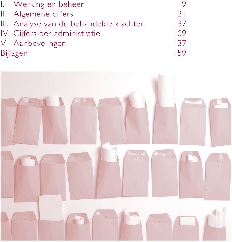 Analyse van de behandelde klachten 37