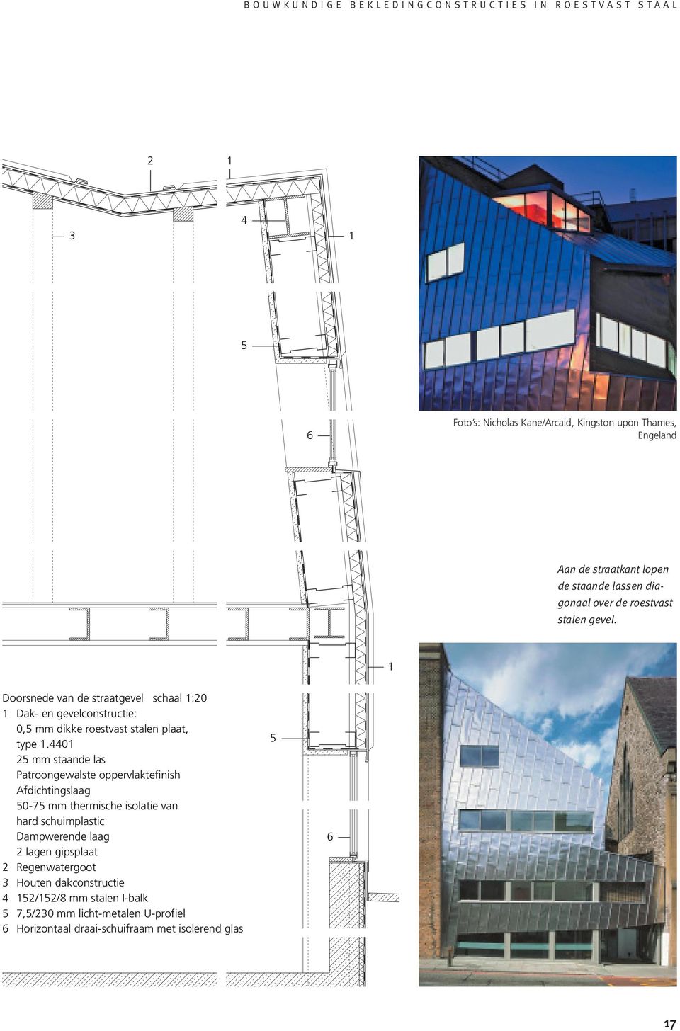 440 2 mm staande las Patroongewalste oppervlaktefinish Afdichtingslaag 0-7 mm thermische isolatie van hard schuimplastic Dampwerende laag 2