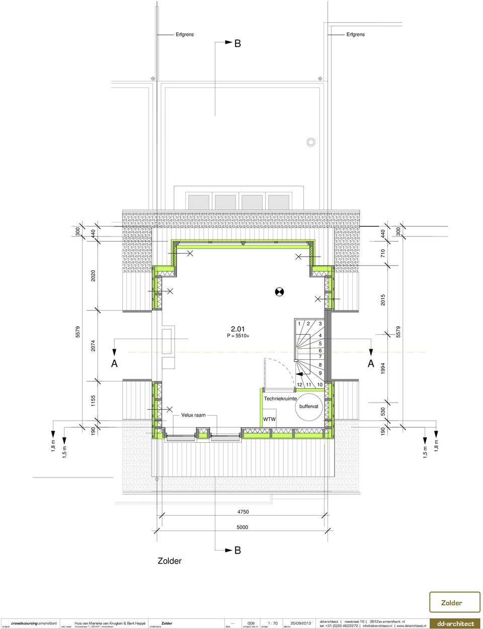 4750 5000 Zolder B Zolder crowdscourcing amersfoort project Huis van Marieke van Krugten & Bart Happé wie/waar.