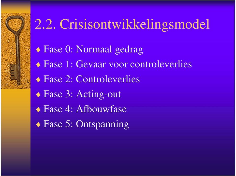 controleverlies Fase 2: Controleverlies